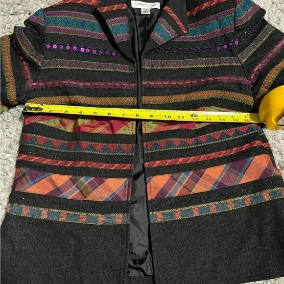 coldwater creek Black denim blazer jacket - Picture 3 of 10